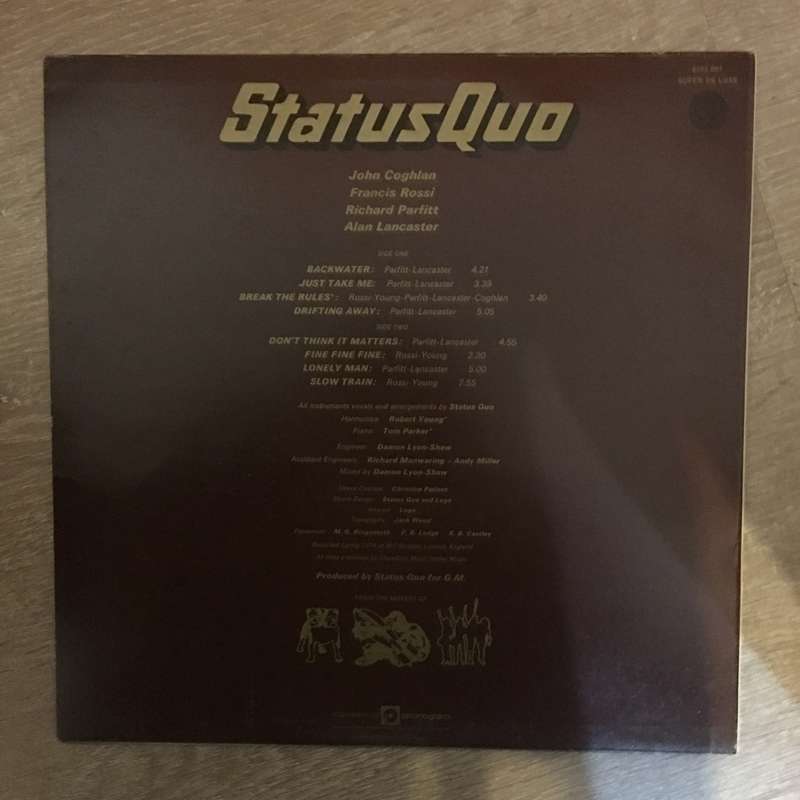 Status Quo - Vinyl LP Record - Opened  - Very-Good+ Quality (VG+)