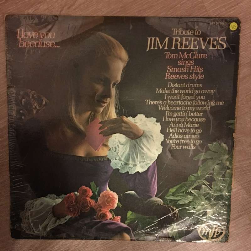 Tribute To Jim Reeves - Tom McClure  Vinyl LP Record - Opened  - Very-Good Quality (VG)