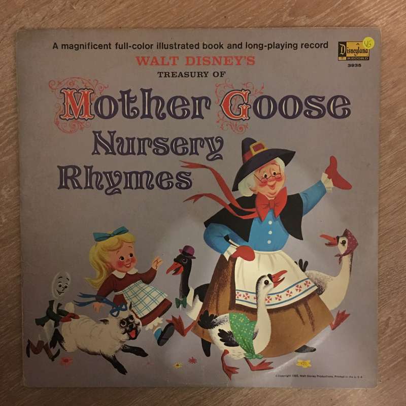 Walt Disney's Treasury Of Mother Goose Nursery Rhymes - Sterling Holloway, Camarata - Vinyl LP Re...
