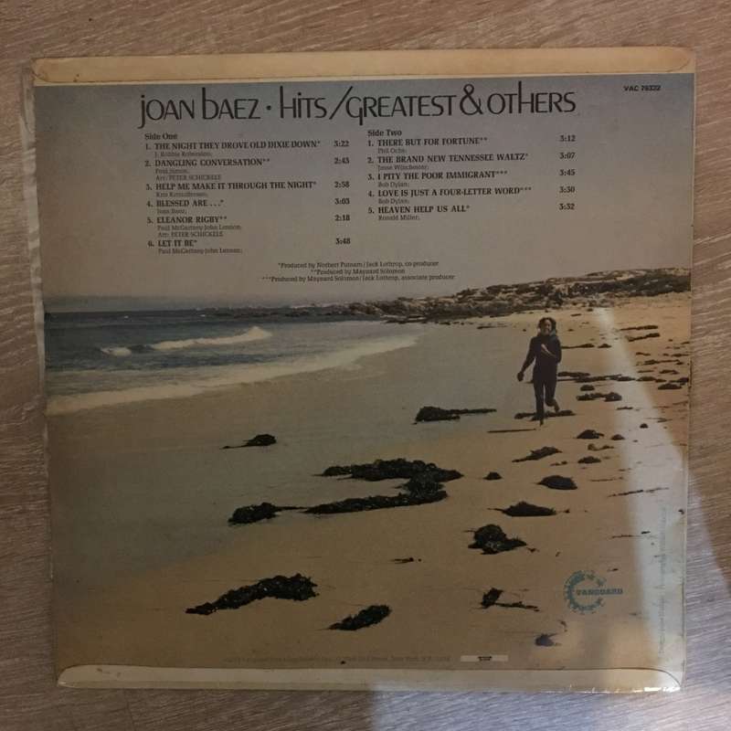 Joan Baez - Greatest Hits & Others - Vinyl LP Record - Opened  - Very-Good+ Quality (VG+)