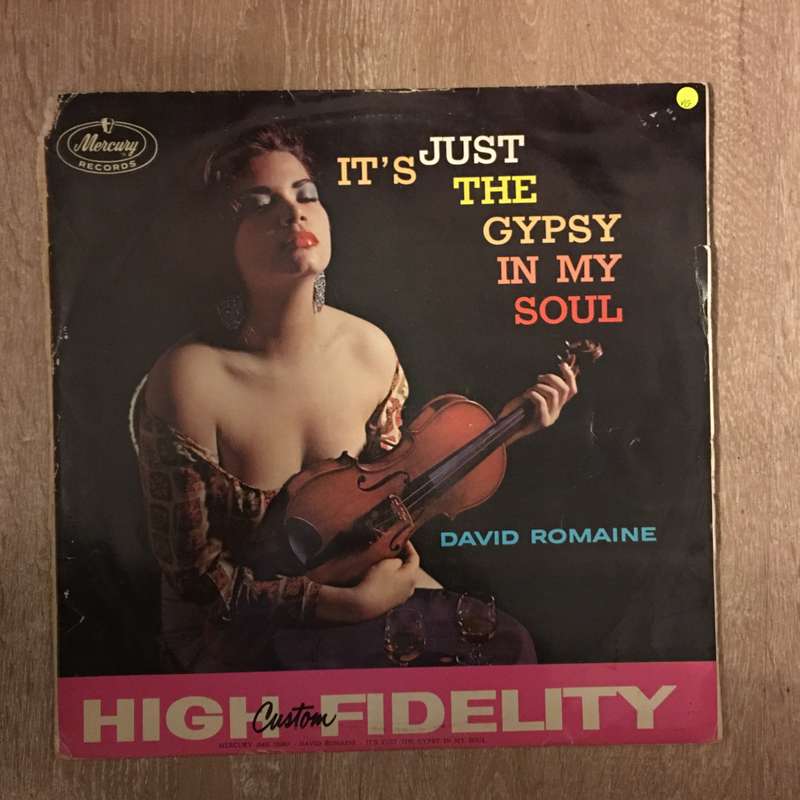 David Romaine - It's Just The Gypsy In My Soul - Vinyl LP Record - Opened  - Very-Good Quality (VG)