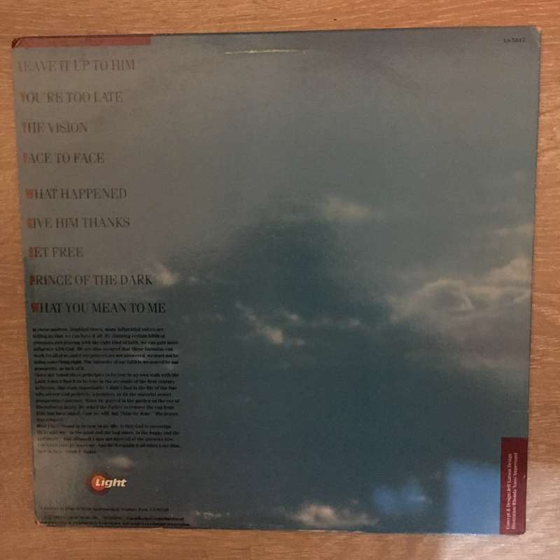 Scott Smith  Face To Face - Vinyl LP Record - Opened  - Very-Good+ Quality (VG+)
