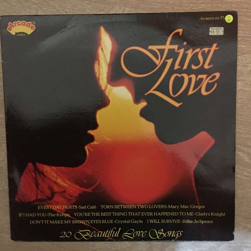 First Love - 20 Original Love Songs - Vinyl LP Record - Opened  - Very-Good- Quality (VG-)