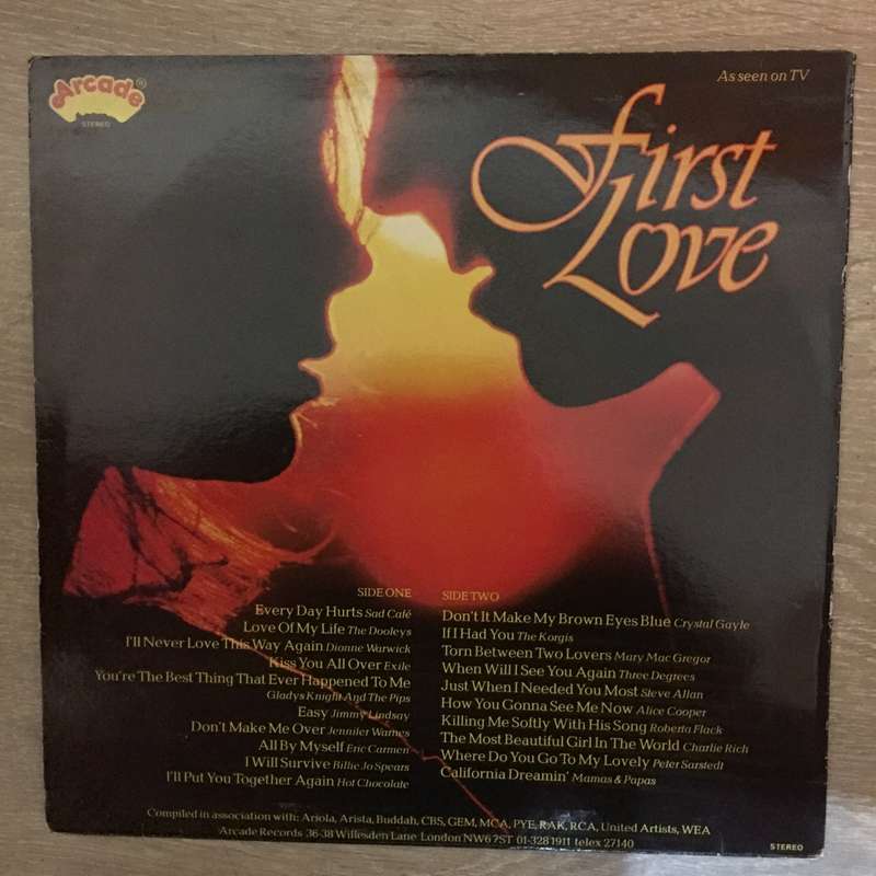 First Love - 20 Original Love Songs - Vinyl LP Record - Opened  - Very-Good- Quality (VG-)