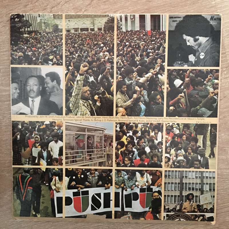 Rev. Jesse Jackson  Pushing On Holy Day / Memphis, U.S.A. - Vinyl LP Record - Opened  - Ver...