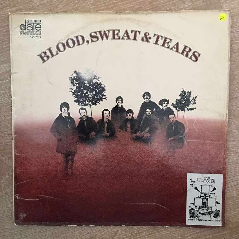 Blood, Sweat And Tears - Vinyl LP Record - Opened  - Very-Good- Quality (VG-)
