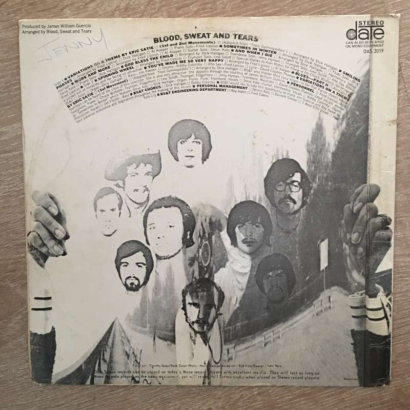 Blood, Sweat And Tears - Vinyl LP Record - Opened  - Very-Good- Quality (VG-)