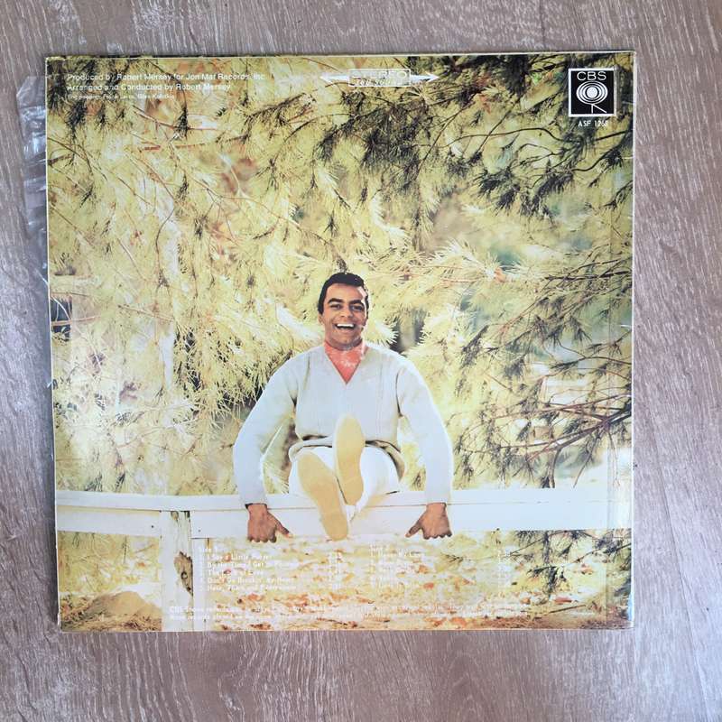 Johnny Mathis - Love Is Blue - Vinyl LP Record  - Opened  - Very-Good+ Quality (VG+) Vinyl