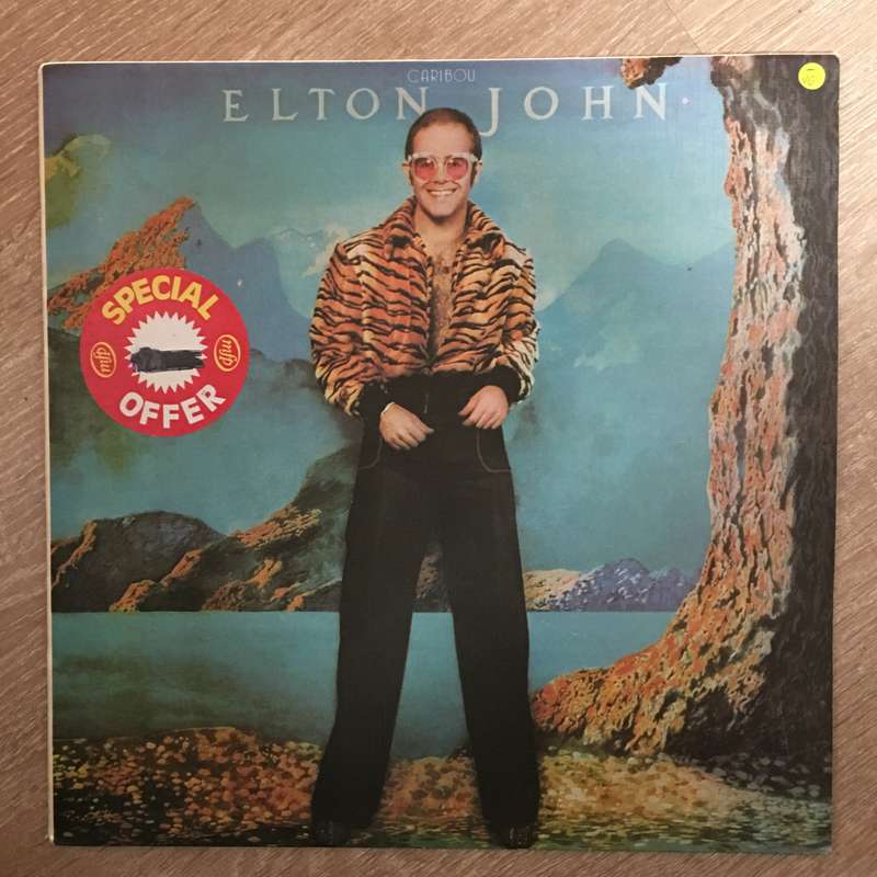 Elton John - Caribou - Vinyl LP Record - Opened  - Very-Good- Quality (VG-)