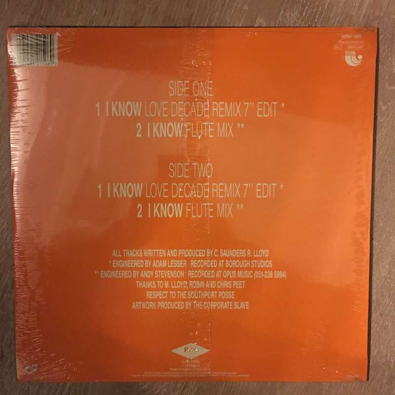 New Atlantic - I Know - Love Decade Remix -  Vinyl LP Record - Sealed