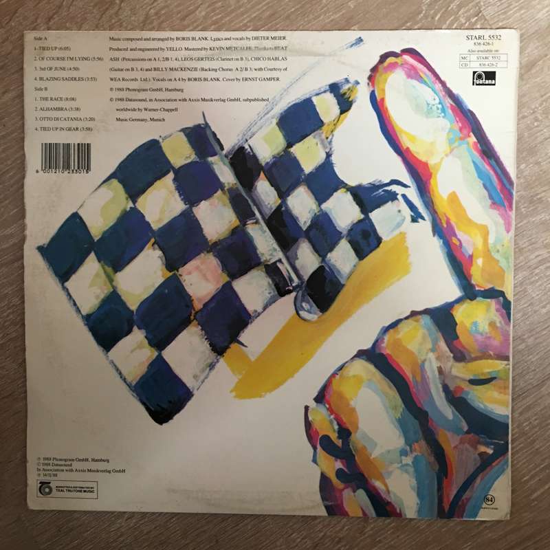Yello - Flag - Vinyl LP Record - Very-Good+ Quality (VG+)