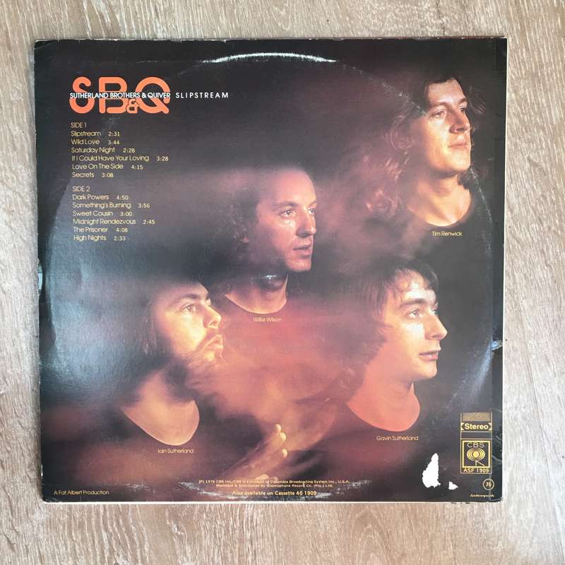 Sutherland Brothers & Quiver  Slipsream - Vinyl LP - Opened  - Very-Good+ Quality (VG+)