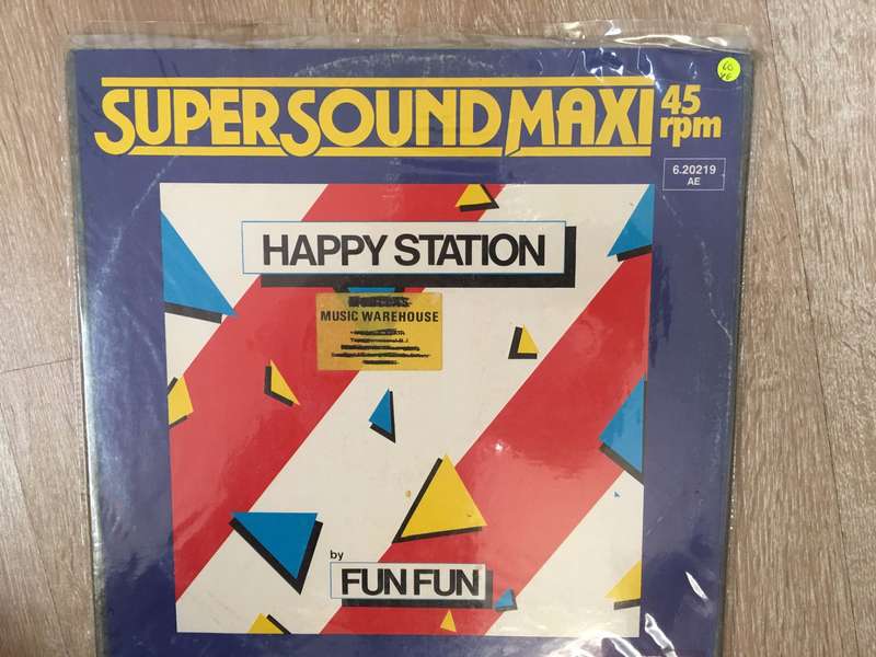 Fun Fun - Happy Station - Supersound Maxi   - Vinyl LP - Opened  - Very-Good Quality (VG)