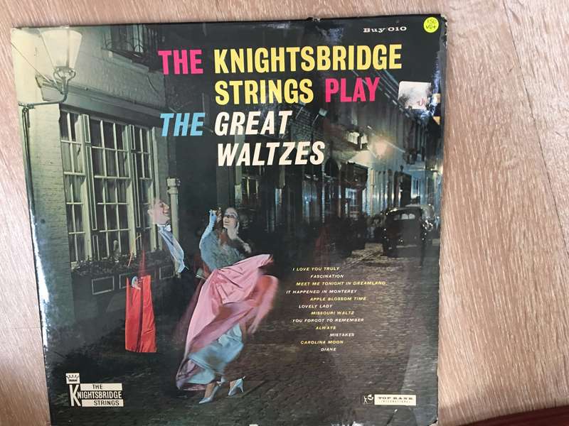 The Knightsbridge Strings - Play The Great Waltzes - Vinyl LP - Opened  - Very-Good+ Quality (VG+)