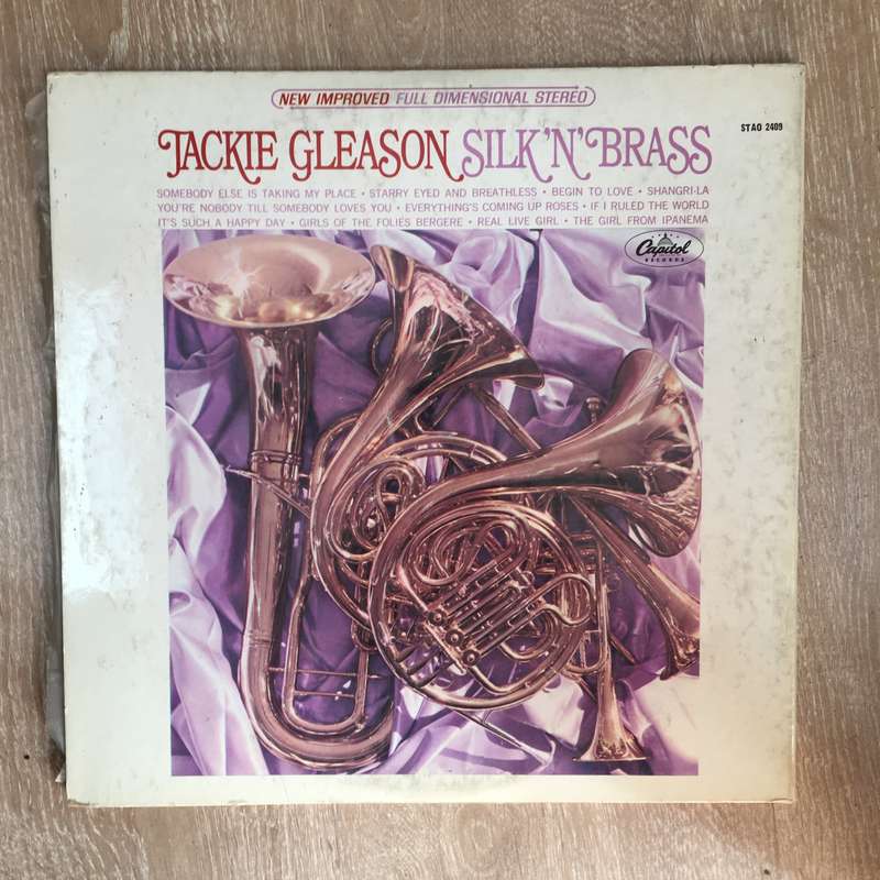 Jackie Gleason Presents Silk 'n' Brass - Vinyl LP Record  - Opened  - Very-Good+ Quality (VG+) Vinyl