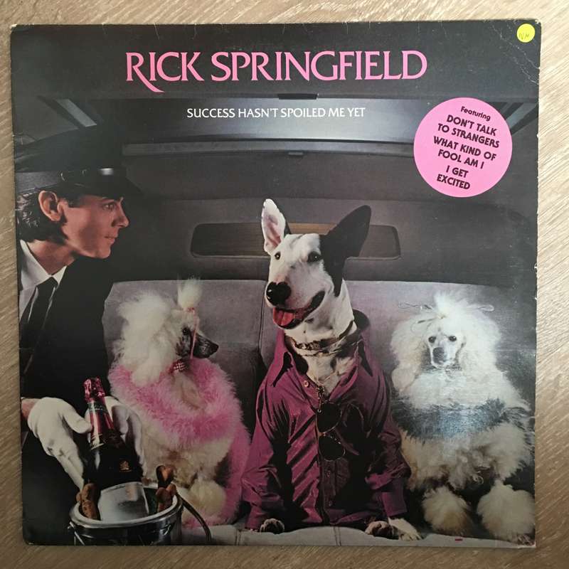 Rick Springfield - Success Hasn't Spoiled Me Yet - Vinyl LP Record - Opened  - Very-Good+ Quality...