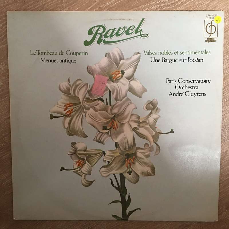 Ravel, Paris Conservatoire Orchestra - André Cluytens  - Vinyl LP Record - Opened  - Very-Goo...