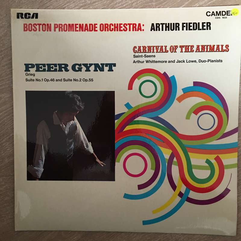 Grieg, Saint Saëns, Arthur Fiedler Conducting The Boston Promenade Orchestra  Peer Gynt Su...