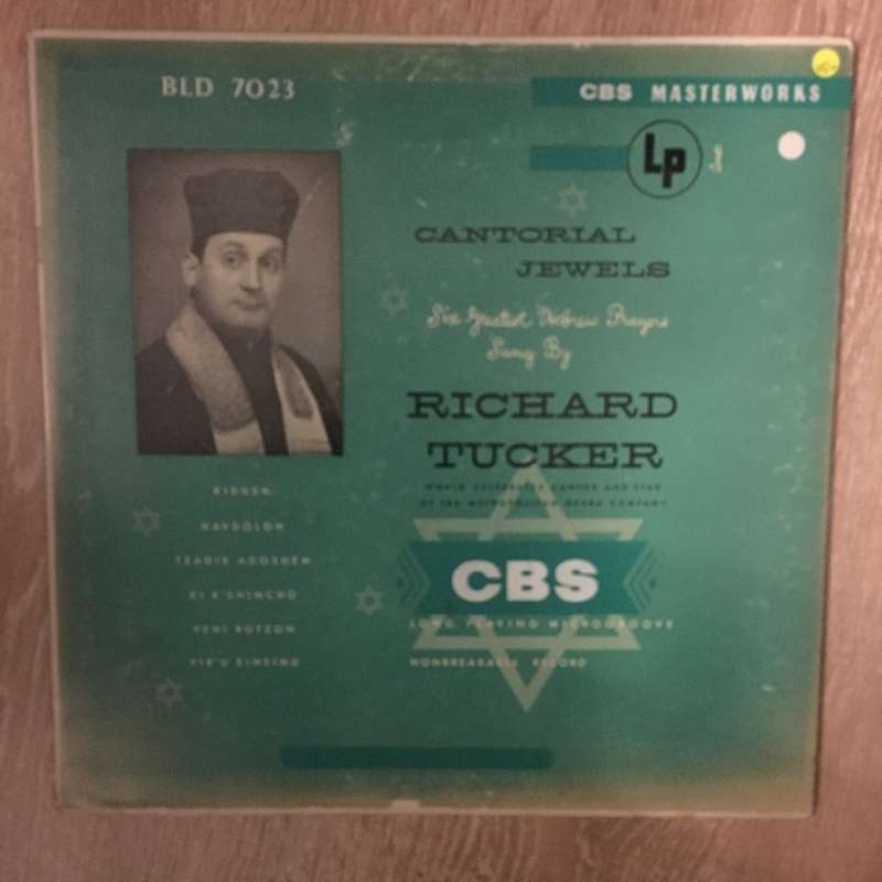 Richard Tucker  Cantorial Jewels - Ten Greatest Hebrew Prayers - Vinyl LP Record - Opened  ...