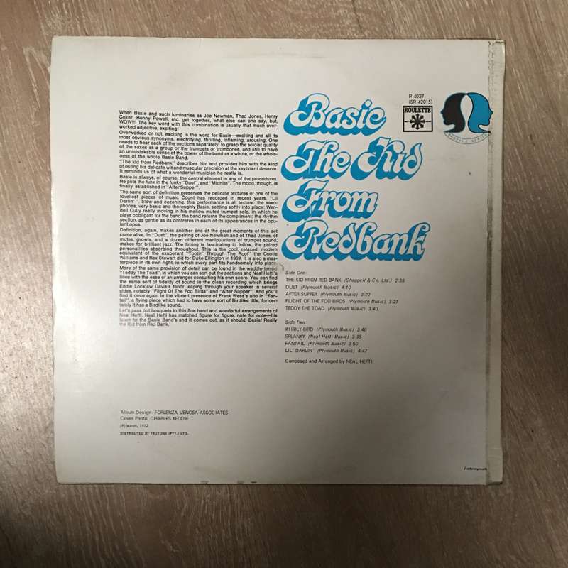 Count Basie and His Orchestra - The Kid From Redbank - Vinyl LP Record - Opened  - Very-Good+ Qua...