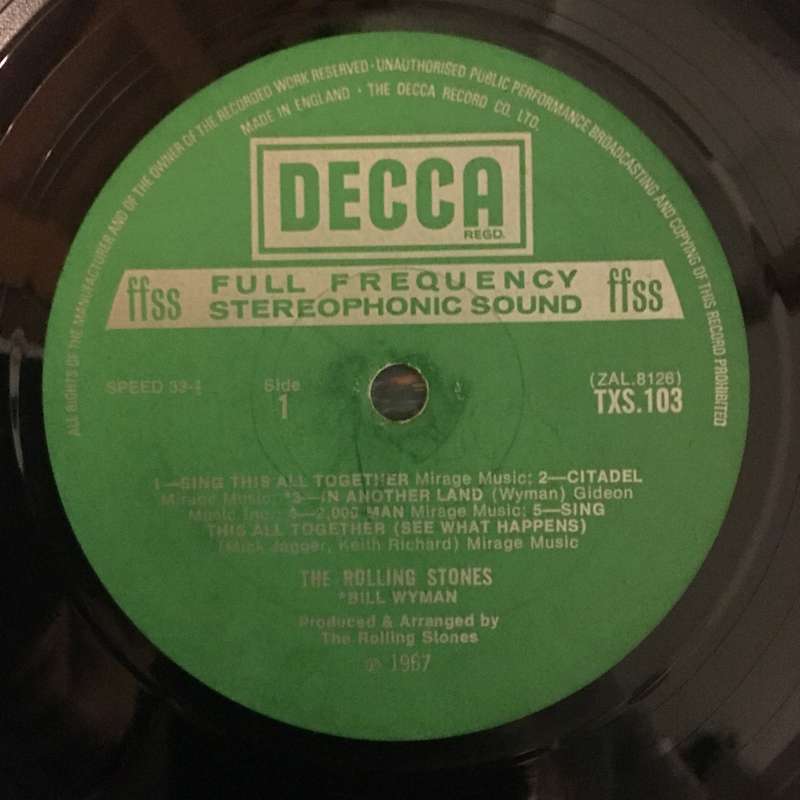 Rolling Stones  - Their Satanic Majesties Request  - Vinyl LP Record  (G)