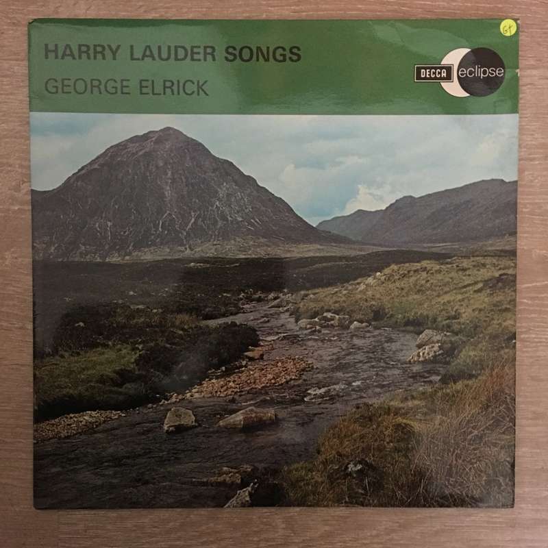 George Elrick - Harry Lauder Songs  Vinyl LP Record - Opened  - Good+ Quality (G+)