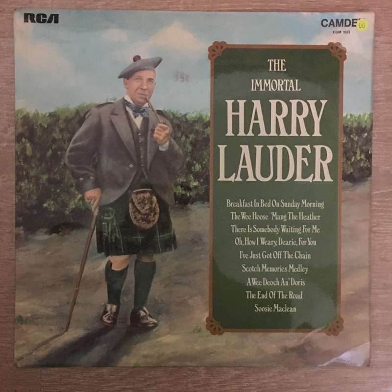 The Immortal Harry Lauder - Vinyl LP Record - Opened  - Very-Good Quality (VG)