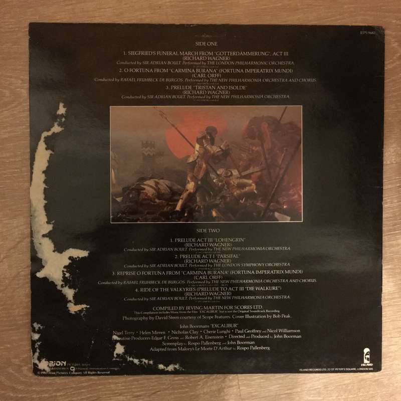 Various  Music From The Film Excalibur And Other Selections - Vinyl LP Record - Opened  - V...