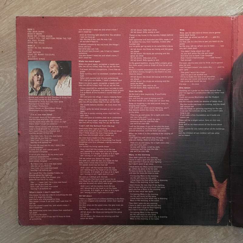 Guy Fletcher - Vinyl LP Record  - Opened  - Very-Good+ Quality (VG+) Vinyl