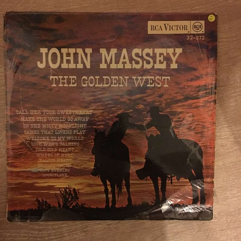 John Massey - The Golden West - Vinyl LP Record - Opened  - Very-Good- Quality (VG-)
