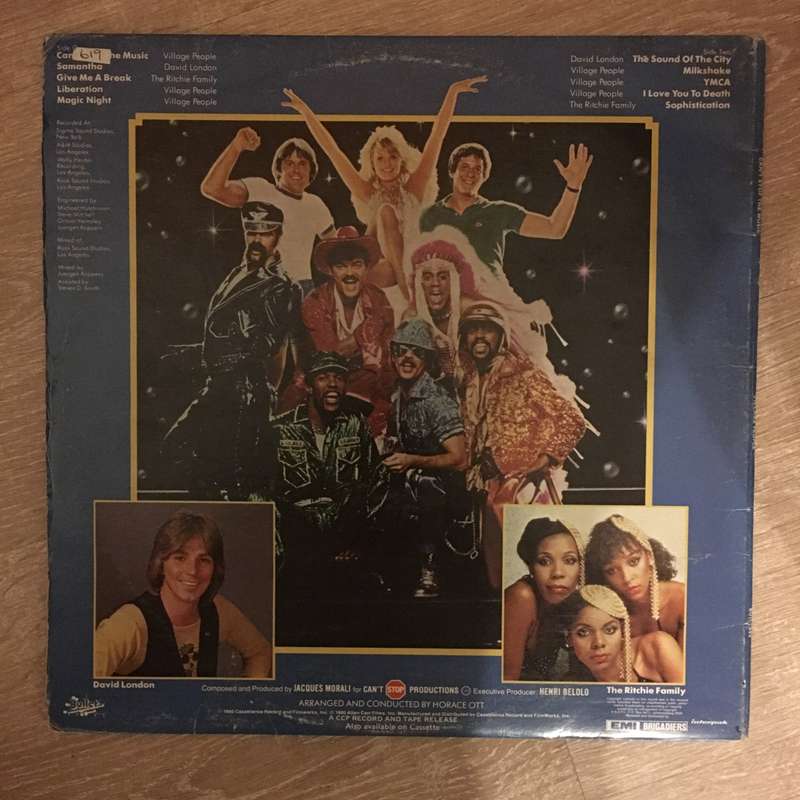 Village People - Can't Stop the Music - Vinyl LP Record - Opened  - Very-Good- Quality (VG-)