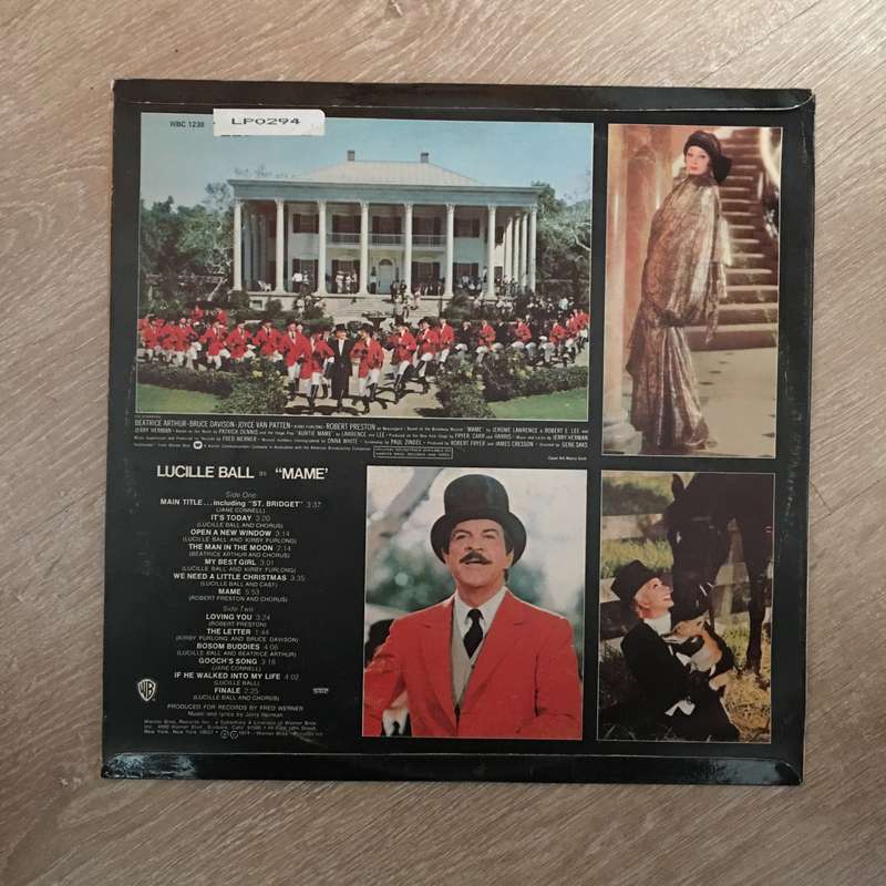 Lucy Mame - Original Motion Picture Soundtrack - Vinyl LP Record  - Opened  - Very-Good+ Quality ...