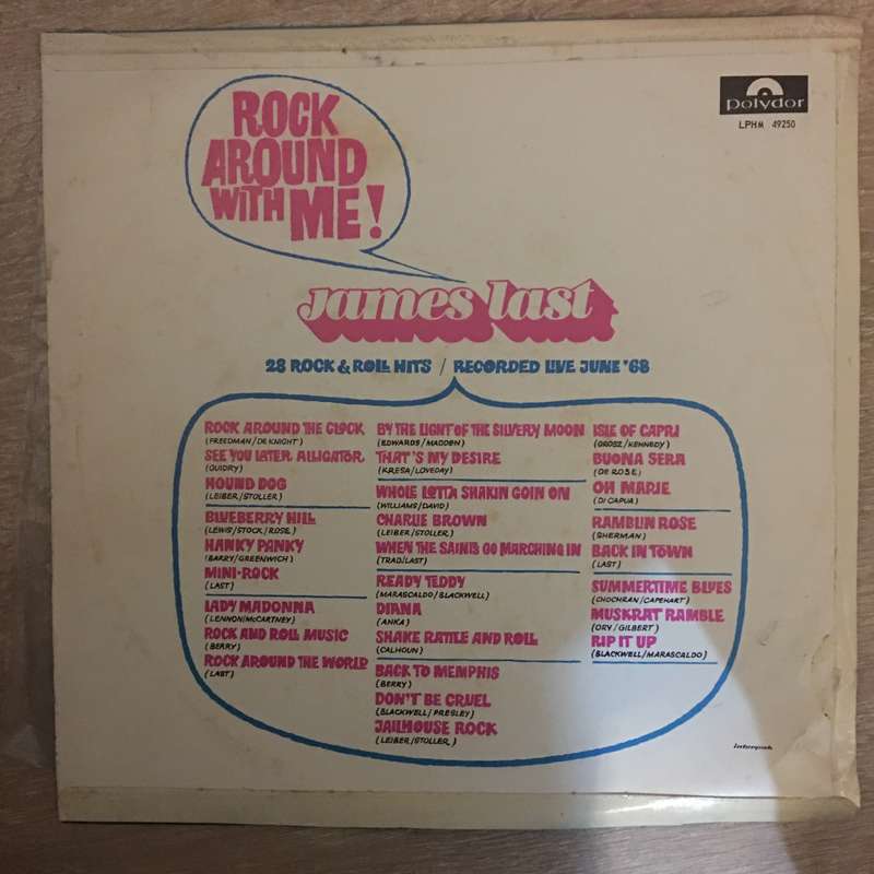 James Last - Rock Around With Me - Vinyl LP Record - Opened  - Very-Good+ Quality (VG+)