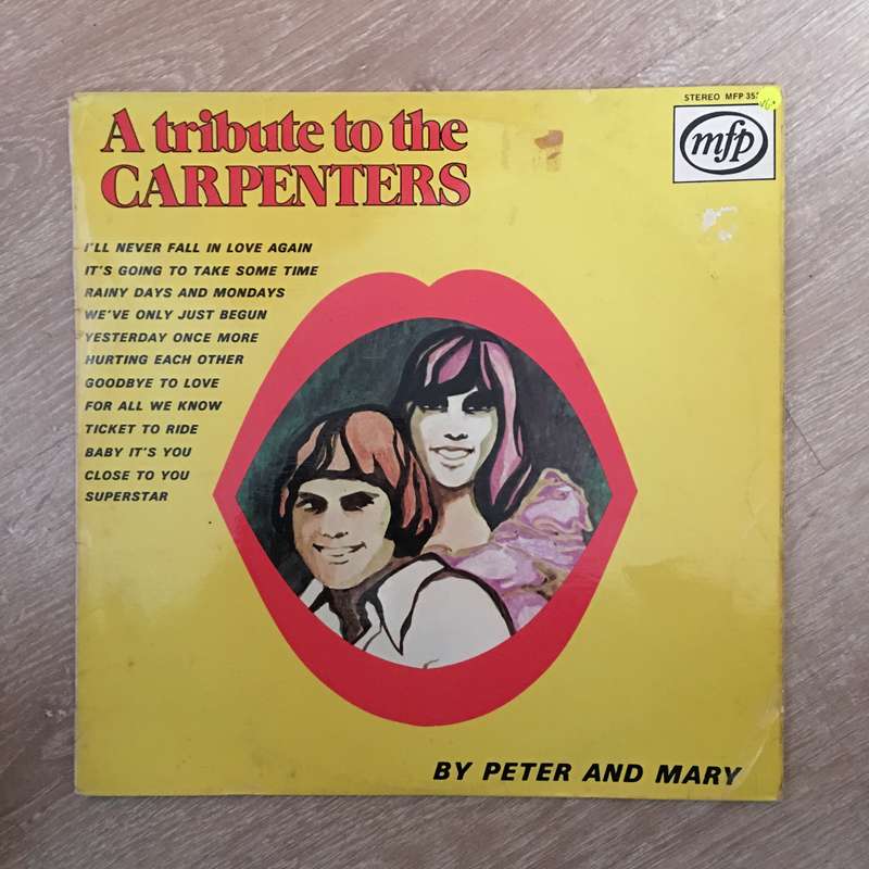 Peter and Mary - A Tribute To The Carpenters - Vinyl LP Record - Opened  - Very-Good Quality (VG)