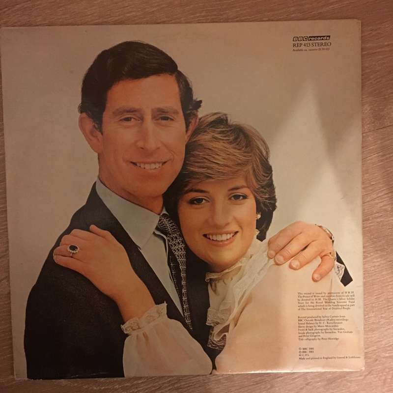 The Royal Wedding Of H.R.H. The Prince Of Wales And The Lady Diana Spencer - The BBC Recording Fr...