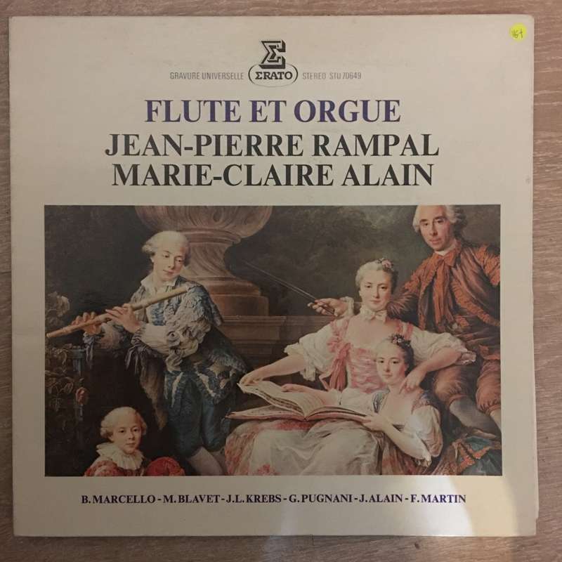 Jean-Pierre Rampal & Marie-Claire Alain - B. Marcello, M. Blavet, G. Pugnani, J. Alain, F. Martin...