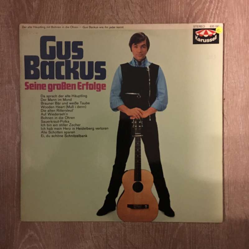 Gus Backus  Seine Grossen Erfolge - Vinyl LP Record  - Opened  - Very-Good+ Quality (VG+)