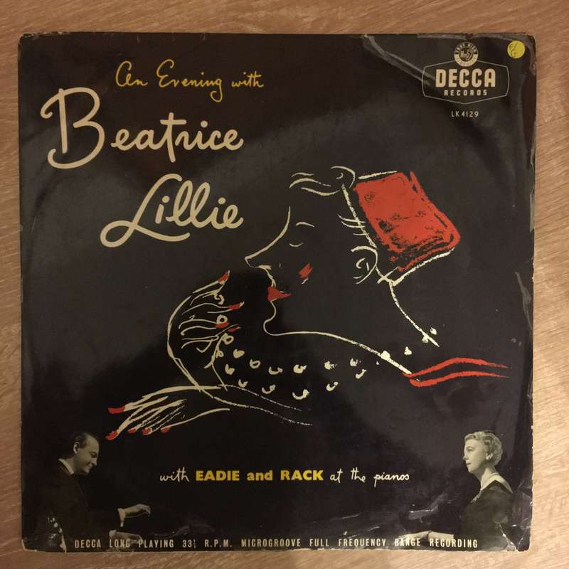 Beatrice Lillie  An Evening With Beatrice Lillie -  Vinyl LP Record - Opened  - Fair/Good Q...
