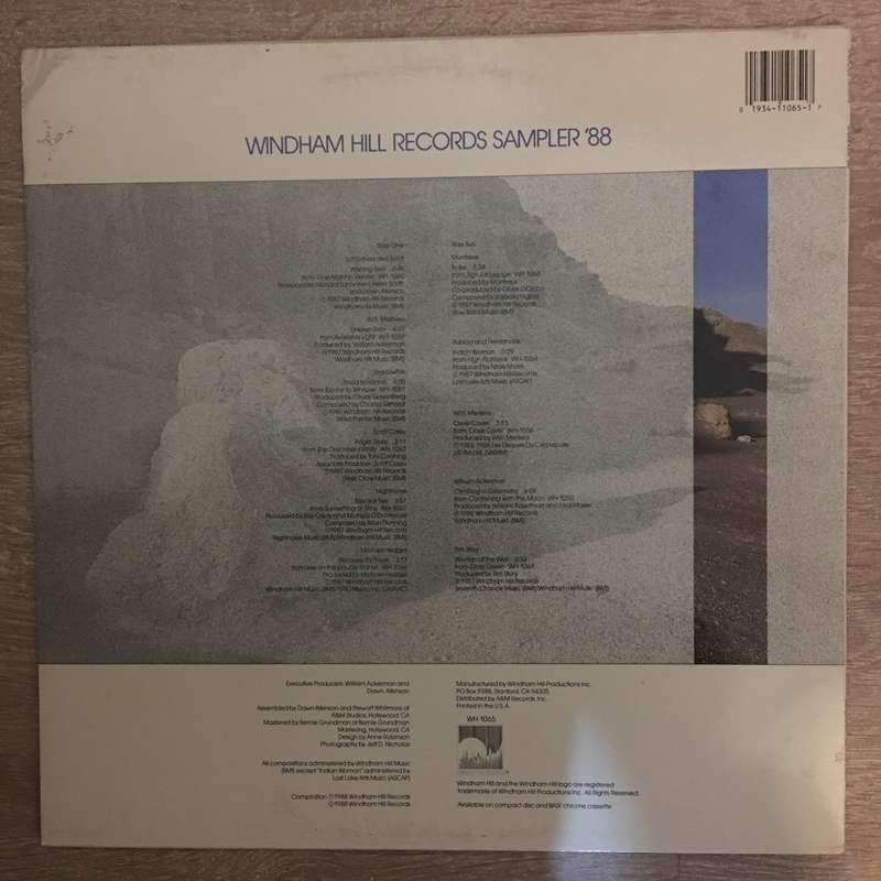 Windham Hill Records Sampler '88   - Vinyl LP Record - Opened  - Very-Good- Quality (VG-)