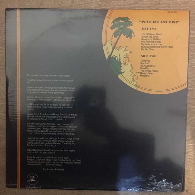 In Hoagland - Georgie Fame / Annie Ross / Hoagy Carmichael  Vinyl LP - Sealed