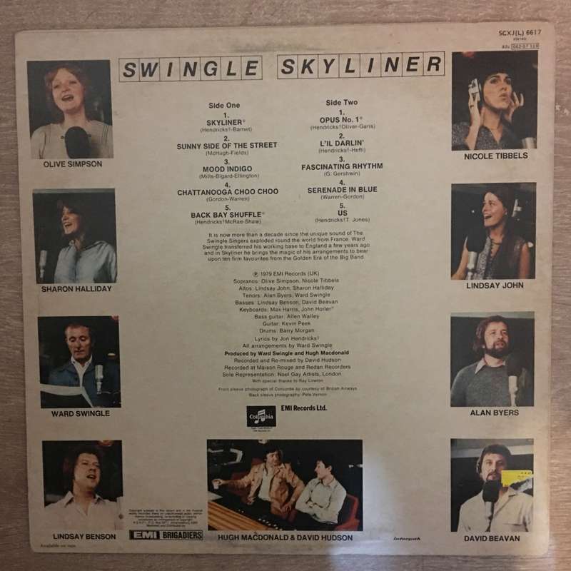 Swingle  Swingle Skyliner - Vinyl LP - Opened  - Very-Good+ Quality (VG+)