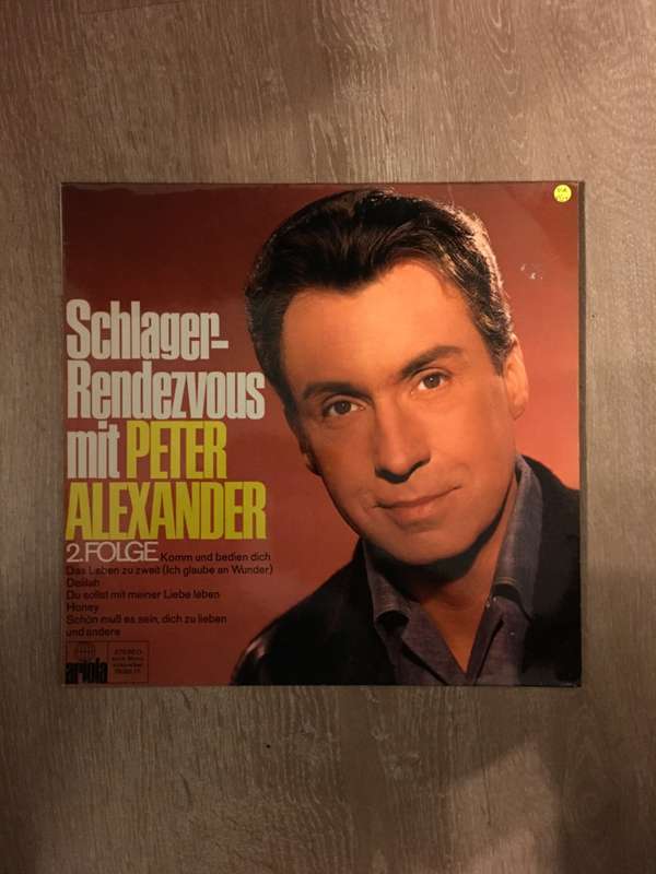 Peter Alexander  Schlager-Rendevouz Mit Peter Alexander - Vinyl LP Record  - Opened  - Very...