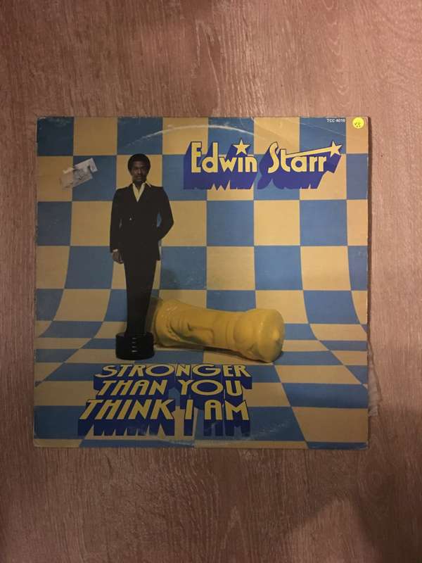 Edwin Starr - Stronger Than You Think I Am - Vinyl LP Record  - Opened  - Very-Good+ Quality (VG+)