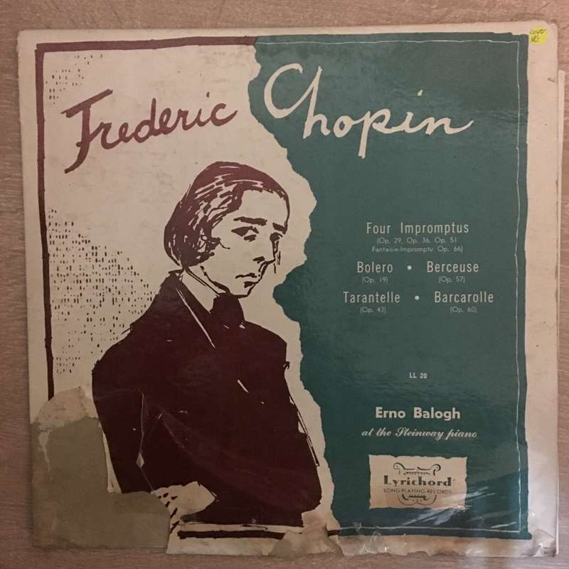 Frederic Chopin - Four Impromptus - Erno Balogh - Vinyl LP Record - Opened  - Very-Good Quality (VG)