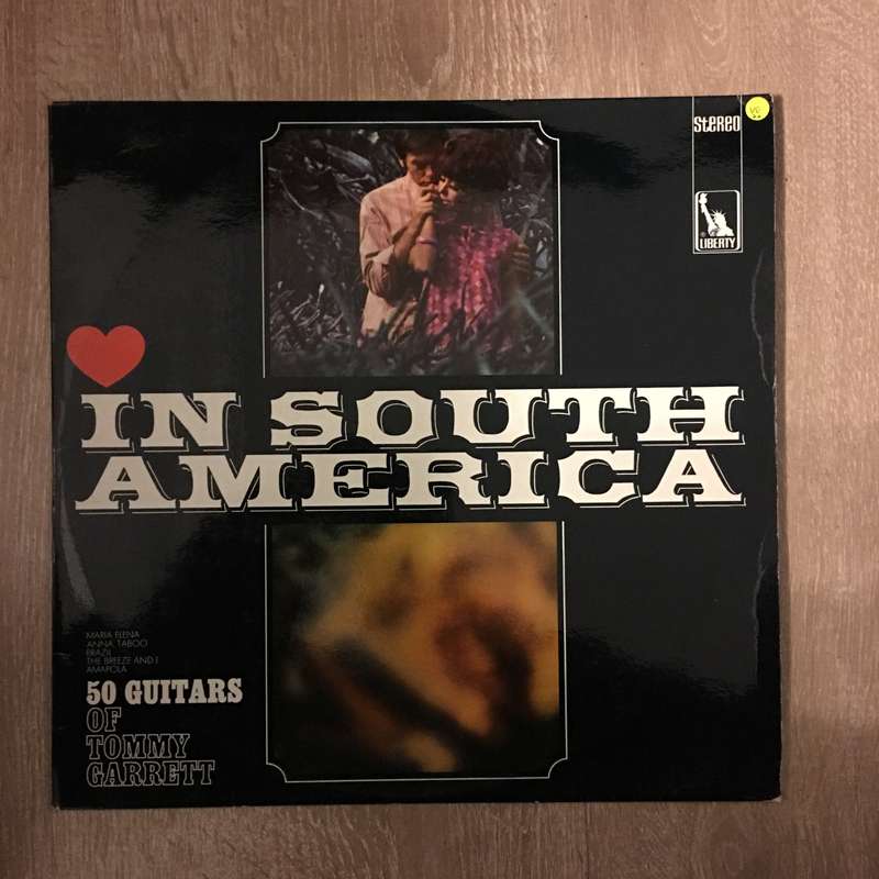 50 Guitar Of Tommy Garrett - In South America - Vinyl LP Record  - Opened  - Very-Good+ Quality (...
