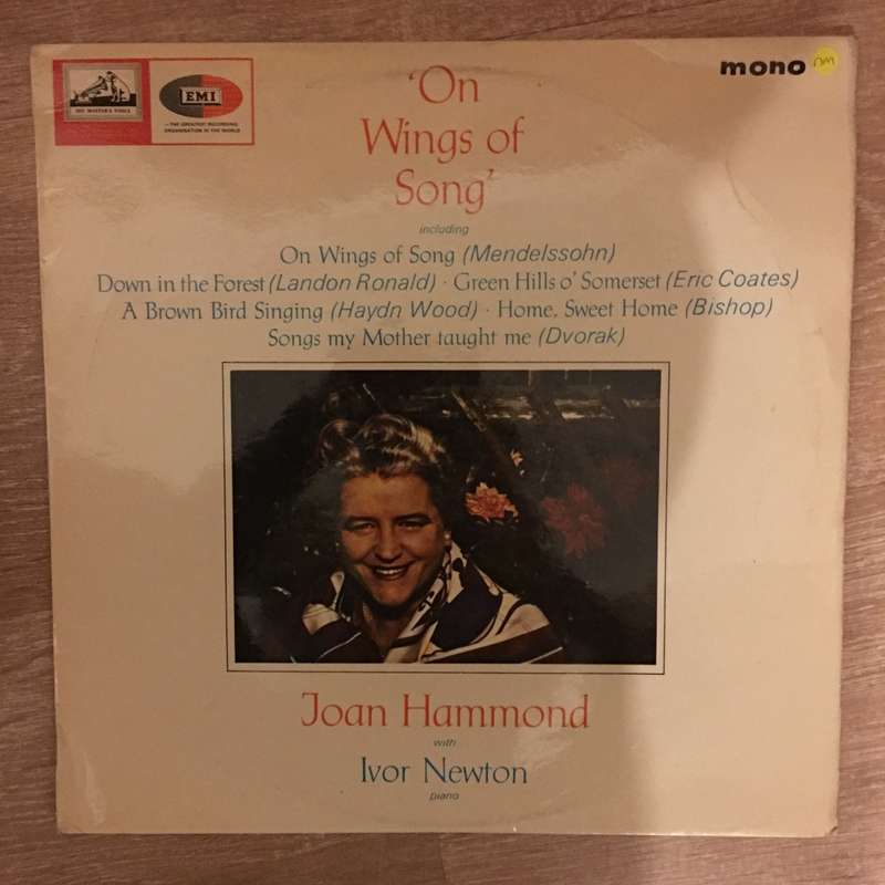 Joan Hammond - On Wings Of Song - Vinyl LP Record Opened - Near Mint Condition (NM)