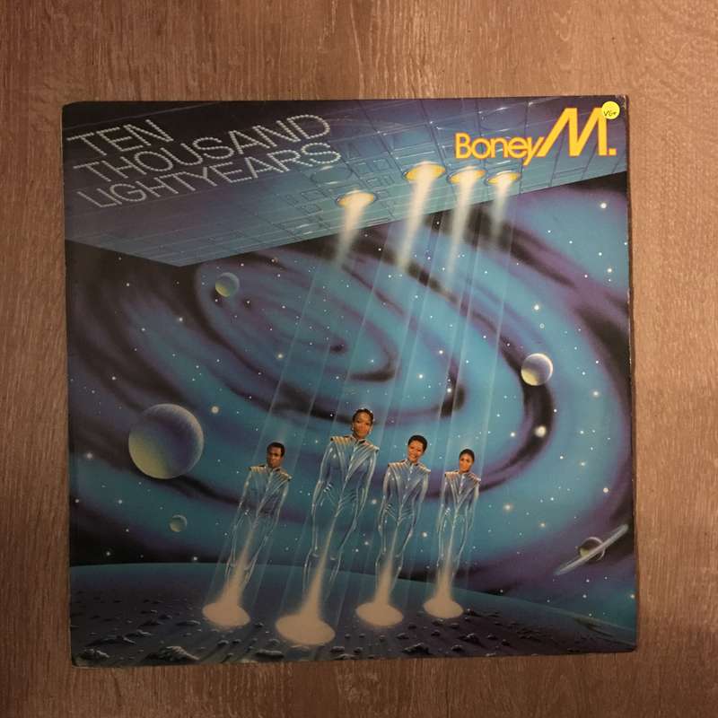 Boney M - Ten Thousand Light Years - Vinyl LP Record - Very-Good+ Quality (VG+) (verygoodplus)