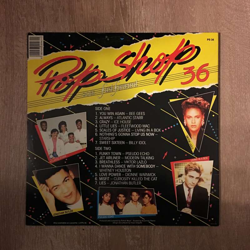 Pop Shop Vol 36 - Vinyl LP Record  - Opened  - Very-Good+ Quality (VG+)
