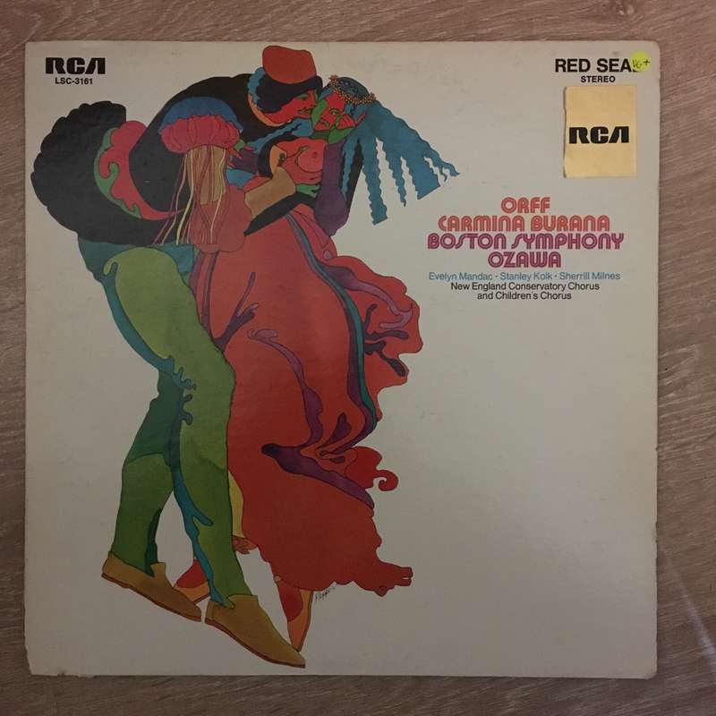 Orff, Boston Symphony, Ozawa, Evelyn Mandac  Stanley Kolk  Sherrill Milnes, New England Con...