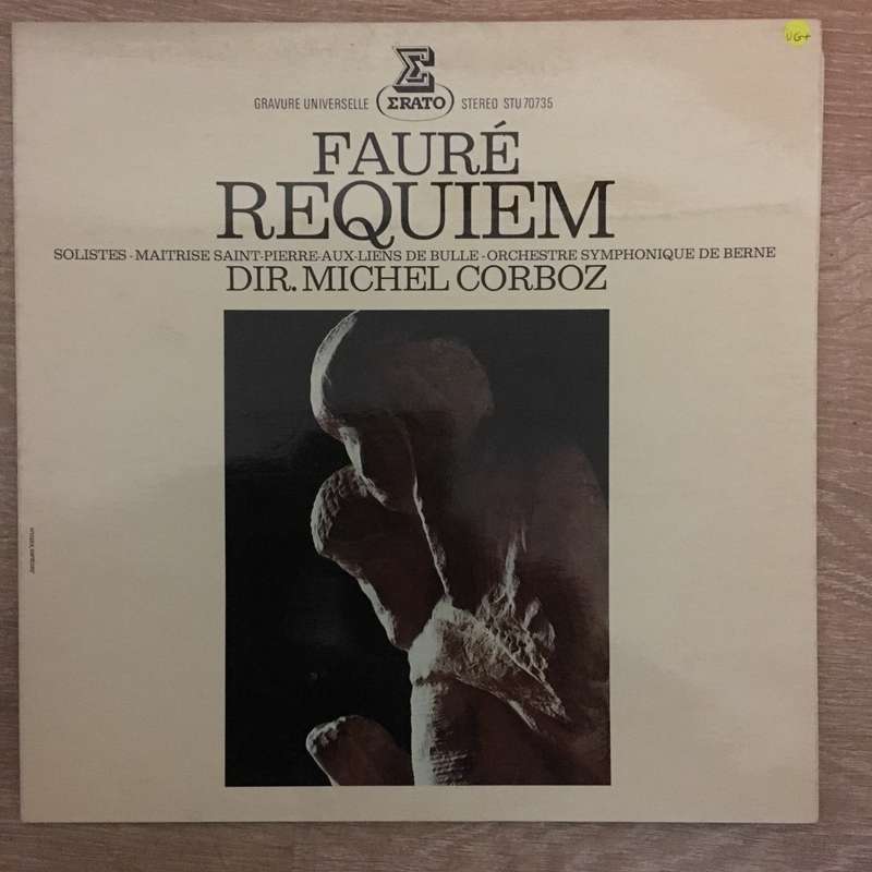 Fauré - Michel Corboz  Requiem - Vinyl LP- Opened  - Very-Good+ Quality (VG+)